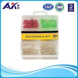 90PCS of Hardware Assortment (plastic anchor, hooks kit)