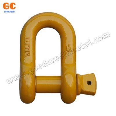 Zinc Plated European Steel Dee Shackle of Marine Hardware