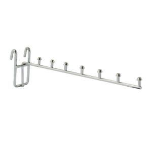 Metal Chrome Grid Wall Display Clothing Hook Shopfittings