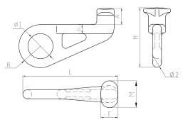 Ds633-R G80 Container Lifting Hook with Factory Price