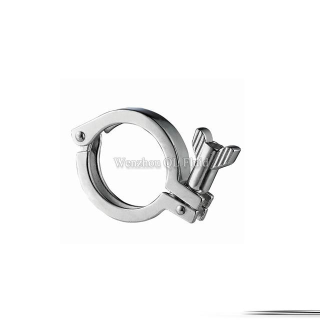 SS304/SS316L Sanitary Pipe Fittings Ferrule Clamp