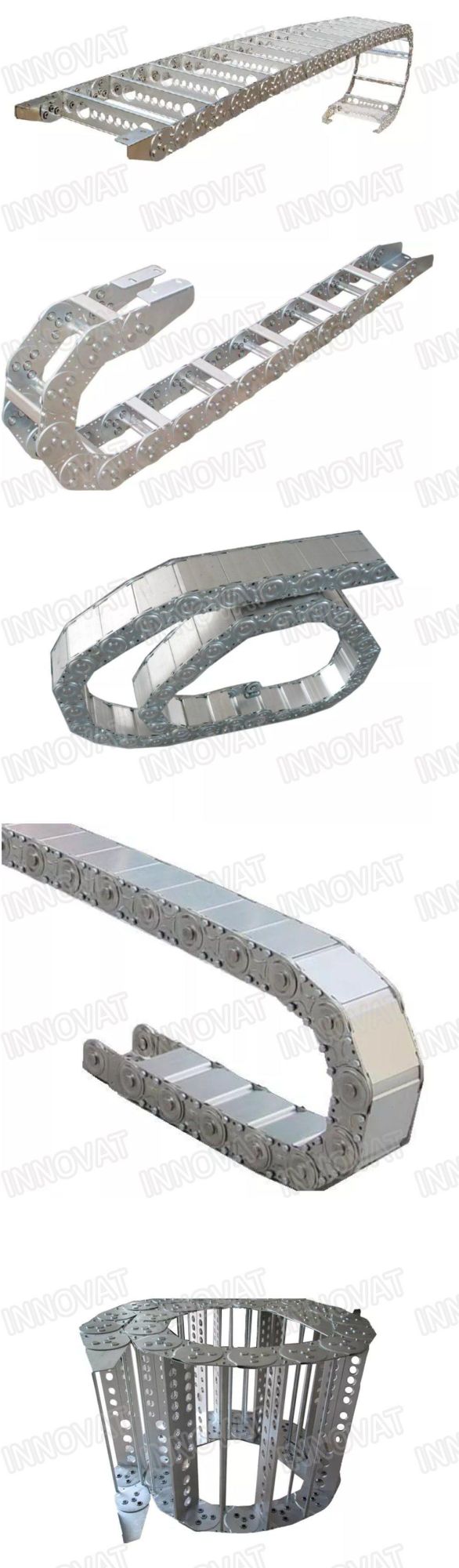 Steel Tl115 Steel Flexible Cable Tray Energy Chains