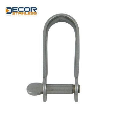 Stainless Steel Stamped Long D Shackle