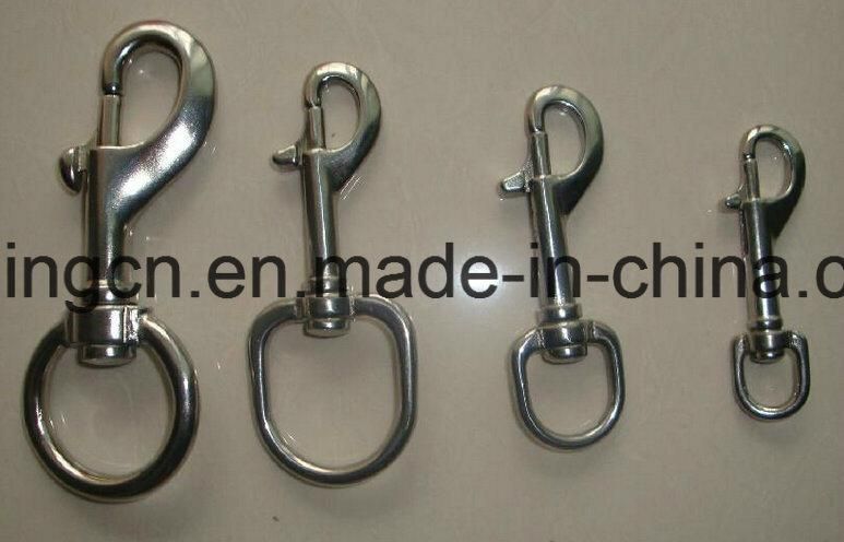 Single Head Key Snap Swivel Hook in Ss316