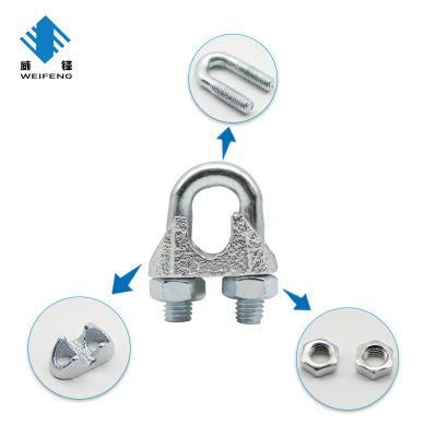 Bulk Packing Zinc Plated China Drop Forged Wire Rope Clip