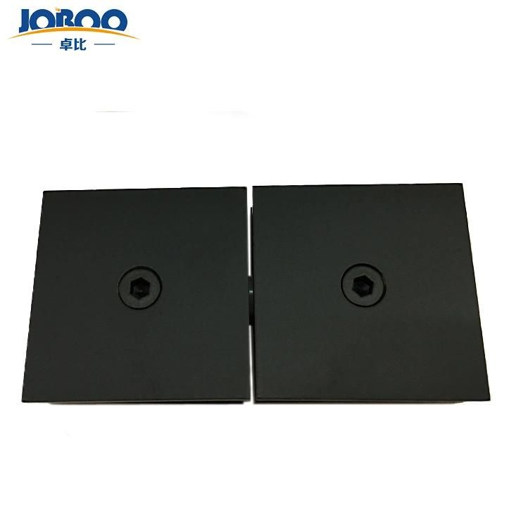 Matte Black 180 Degree Glass Panel Pivoting Transom Clip