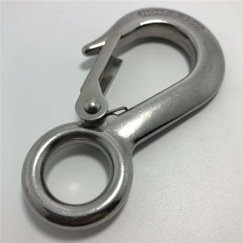 Snap Crane Lifting Hook Stainless Steel Rotating Cargo Hook