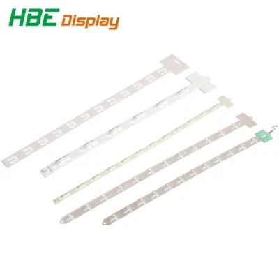 Supermarket Plastic Hanging Promotion Clip Strips for Retail Display