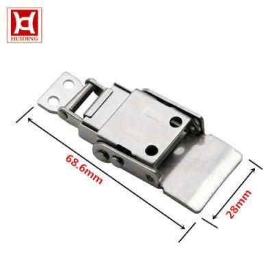 Spring Loaded Stainless Steel Draw Latch/Tool Box Locking Hasp Lock Toggle Latch