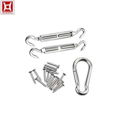 Sunshade Kit Fixing Kit Stainless Steel Sun Shade Sail Hardware Kit Heavy Duty Sunshade Sail Installation