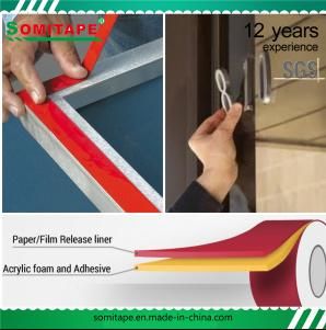 Somitape Sh368 Durable 1mm Thick Adhesive Transparent Tape with Glue Stick