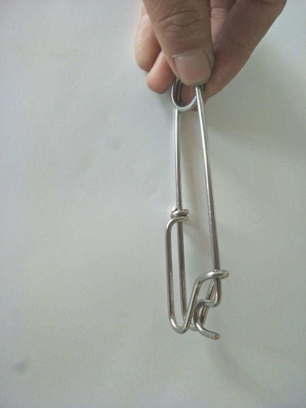 S/S 304 Stainless Steel Open Eye Clips for Fishing Tackles