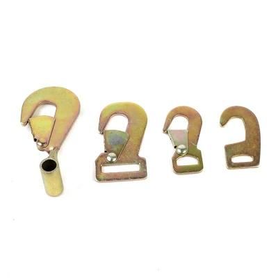 Metal Steel Zinc Plated Twisted Snap Hooks for Hanging Products