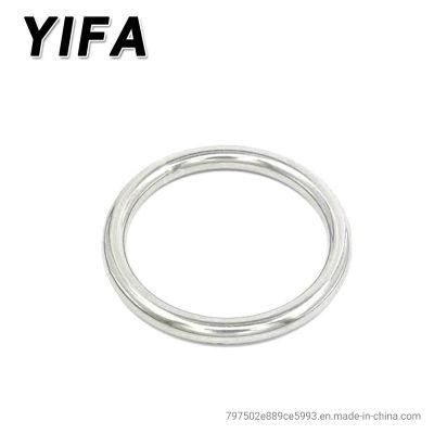 Stainless Steel Welded Round Ring Chain Link D Ring
