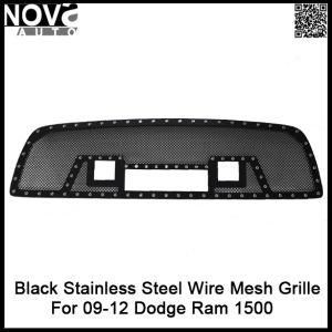 Car Accessories Black Stainless Steel Wire Mesh Grilles for Dodge RAM 1500