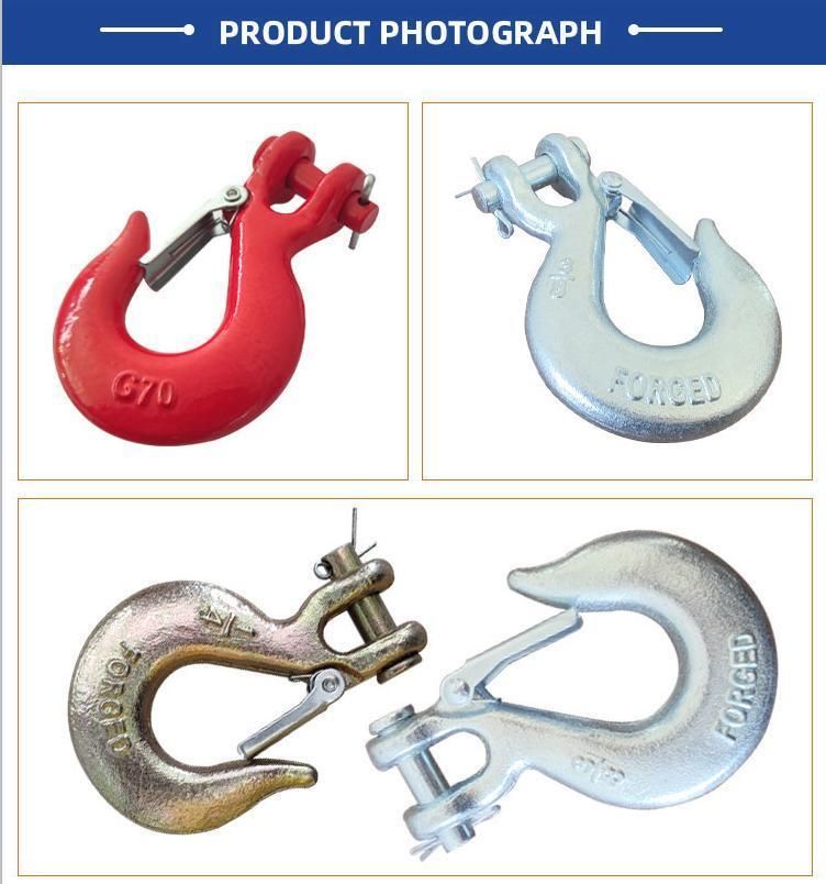 High Tension Drop Forged Steel Clevis Slip Hook with Latches H331