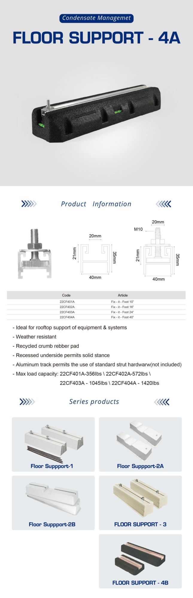 Air-Conditioning Stents Outside Machine Shelf Cushioning Noise Reduction Rubber Feet