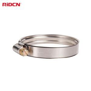 Chinese Manufacturer Stainless Steel Worm Gear Hose Clamp for Automotive American Type