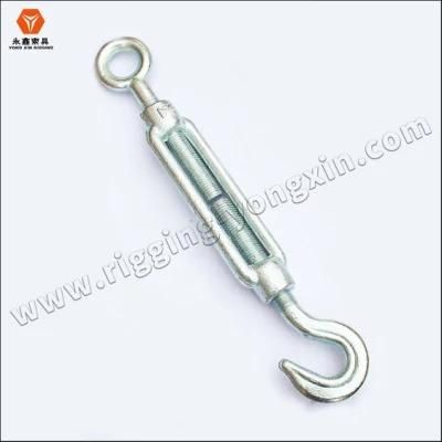 High Quality DIN1480 Galvanized Drop Forged Eye Hook Turnbuckle