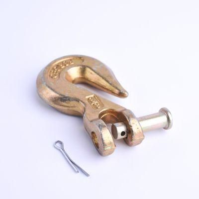 High Quality Clevis Tow Chain Hook Forged Grab Hook Eye Sling Hook Ratchet Grade 43