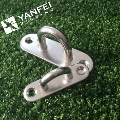 Stainless Steel Round Eye Plate with Ring