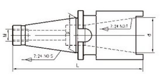 7: 24 to 7: 24 Adapters Outside Taper Draw