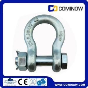 Hot DIP Galvanized G2130 Bow Shackle with Safety Pin
