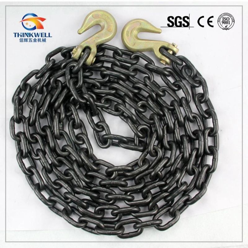 G80 Transport Lashing Drag Chain Binder Chain with Hook