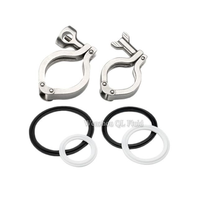 Stainless Steel Heavy Duty Double Pin Clamp Tri Clamp 13mhh