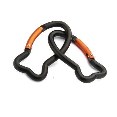 62mm Colored Fish Shaped Aluminum Carabiner Hook Clip for Promotion Gift