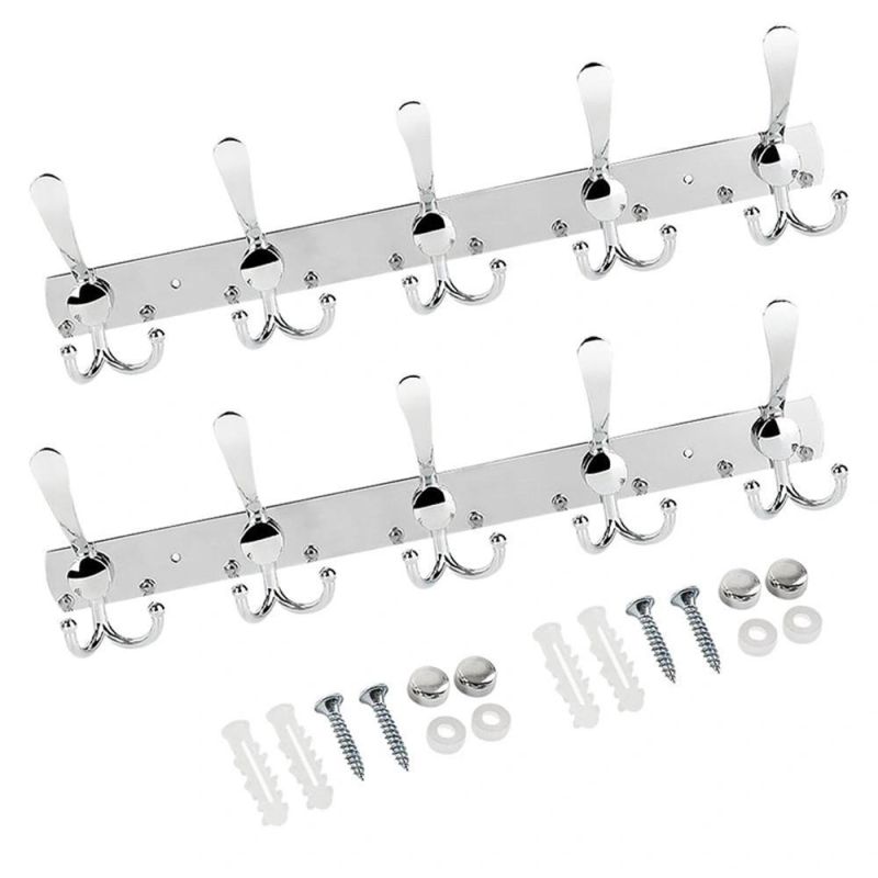 Stainless Steel Strong Towel Clothes Rows Hook