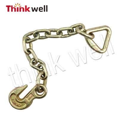 Hot Sale Forged Yellow Galvanized Chain Anchor with Delta Ring