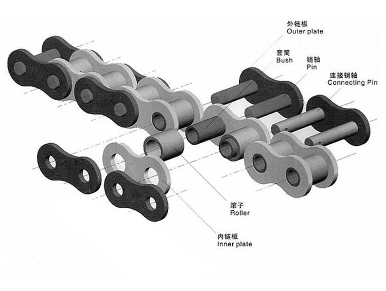 Wholesale Attractive Price High Quality 428h Transmission Chain for Motorcycle