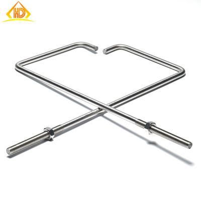 M3 M4 M5 M6 M8 DIN3570 Pipe Clamp Hook Eye Screw Stainless Steel Square U Bolt