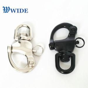 Marine Outdoors Rigging Hardware Stainless Steel 316 Polished Eye End Snap Shackle