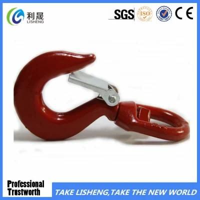 Red Galvanzed G80 Swivel Hook with Bearing