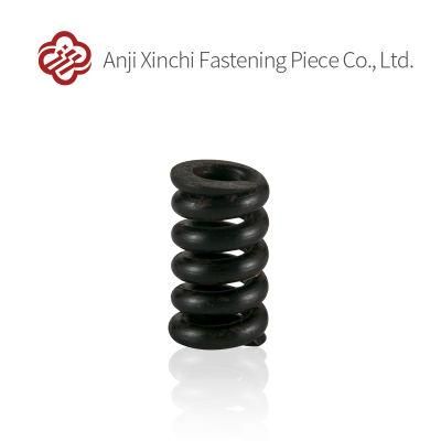 Black Zinc Coil Spring Furniture Hardware Fastener Fitting End Flattening Spring