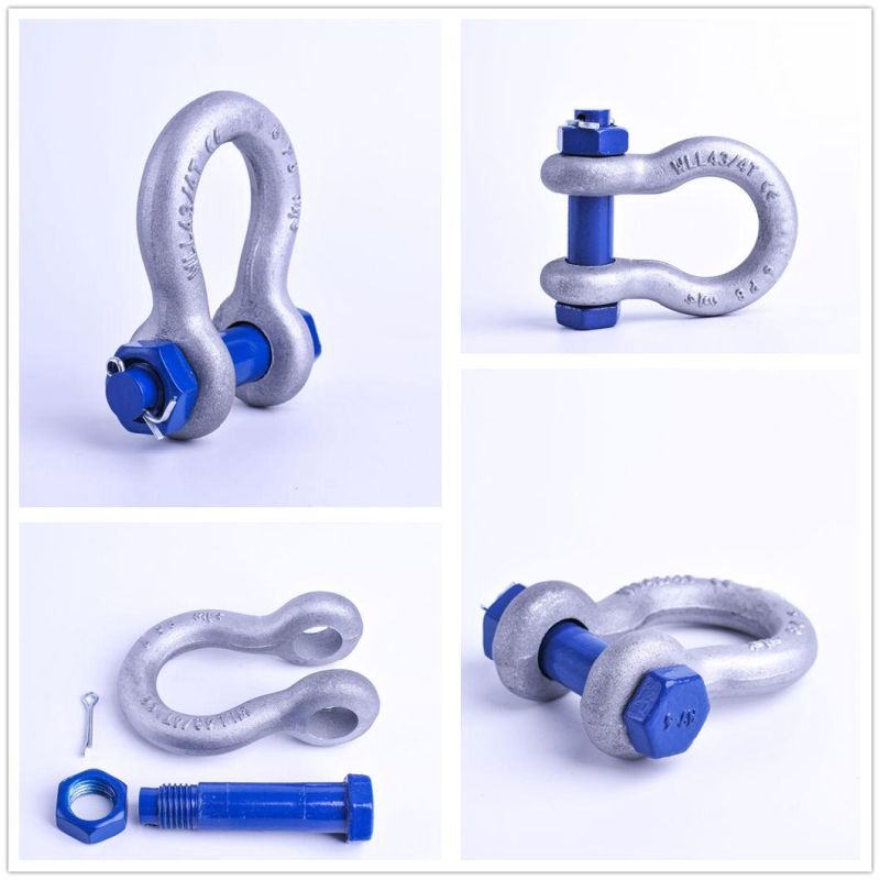 Galvanized Bolt Type Anchor Bow Shackles G2130