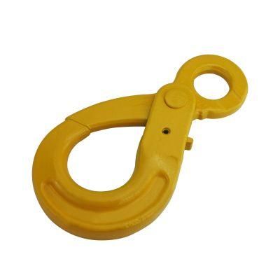 G80 Clevis Grab Hook with Wings and Cotter Pin Powder Plastified Clevis Shortening Grab Hook with Safety Pin