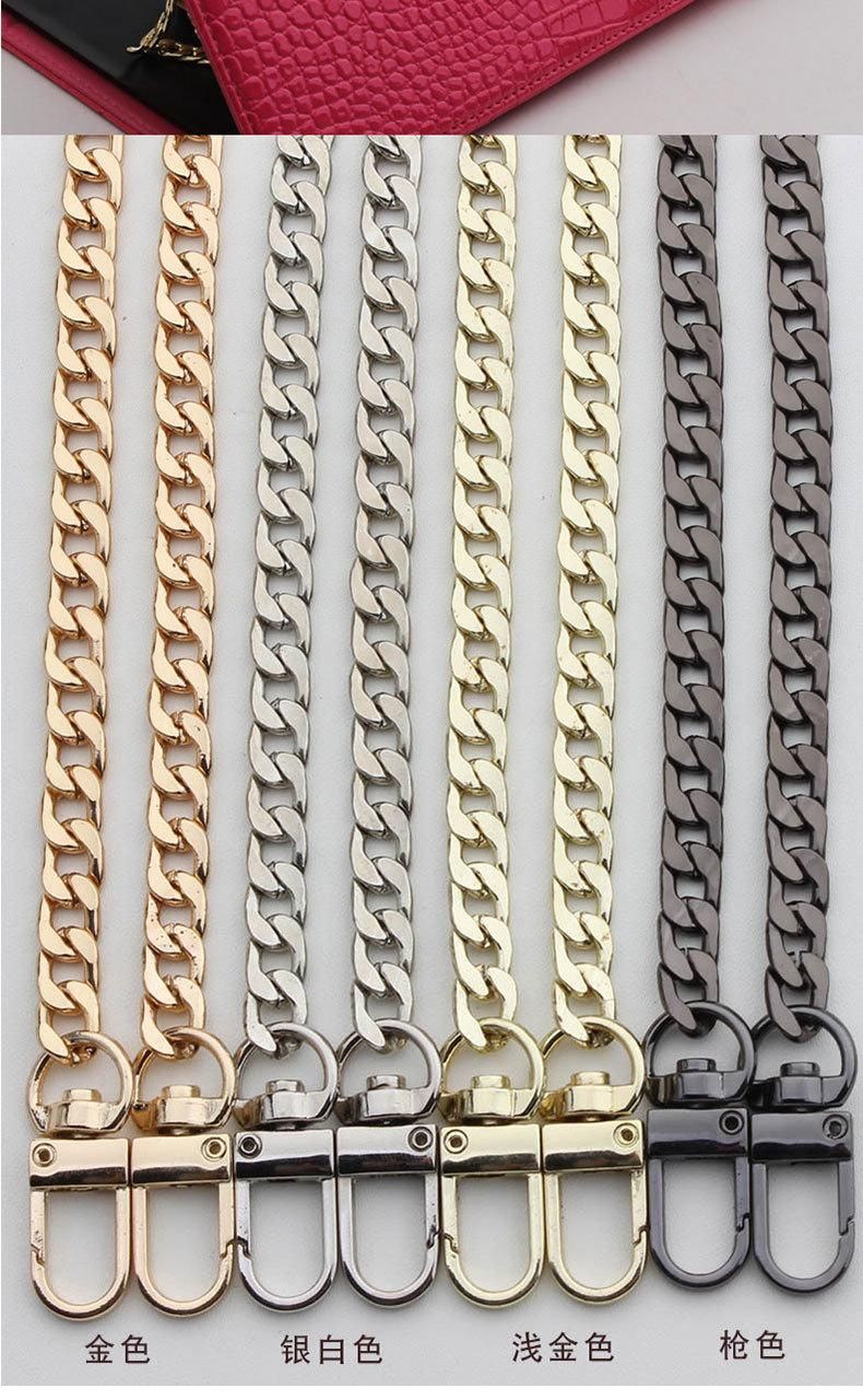 Wholesale Shoulder Bag Chain Accessories Custom Chain for Bag Purse OEM ODM Metal Chain Strap for Handbag