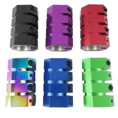 Good Quality Aluminum Clamp Bicycle Clamp Plated Parts Anodized Colorful