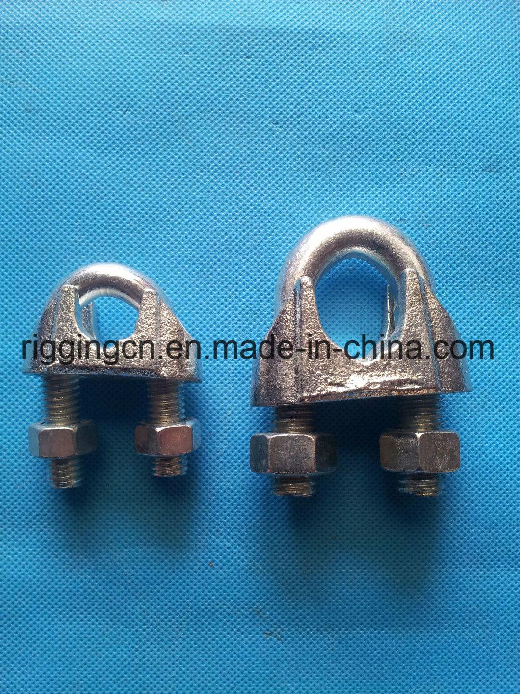 Us Type Malleable Wire Rope Clip for Rope Loop Strain
