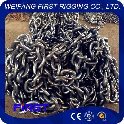 14mm 18mm Trolley Track Coal Mining Conveyor Iron Chain Black with ISO