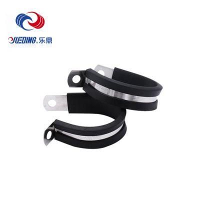 EPDM Rubber Coated Lined P Type Metal Stainless Steel Clips