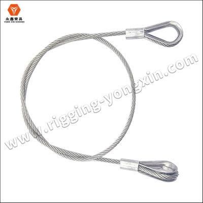 Steel Wire Rope Cable/ Sling for Lifting with Eye Loop Both End