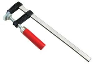 Light Carpenters&prime; Clamp with Wood Handle Head Surface Finish/Polished