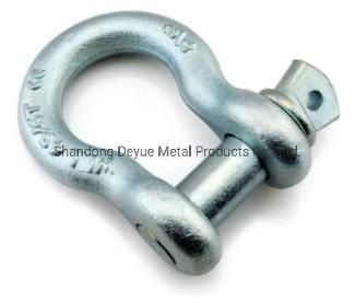 Us Type Drop Forged Carbon Steel Screw Pin Bow Shackles G 209 G209 for Hardware Rigging