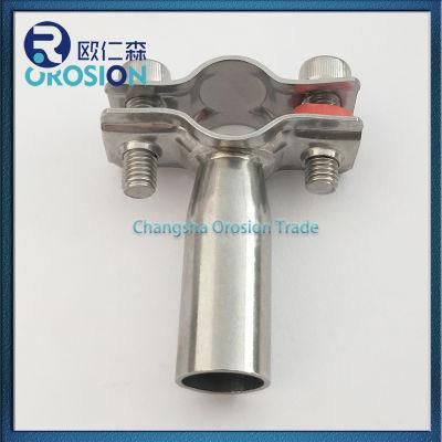 Sanitary Stainless Steel 1inch Pipe Holder Clamp