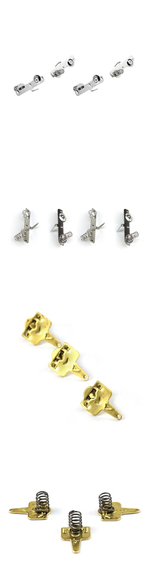 Dongguan Factory Custom Nickel Brass Plate Spring Metal AA Battery Contact