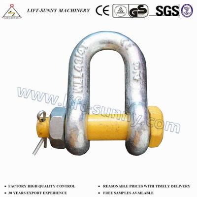G2150 Us Bolt Type Drop Forged Safety/Yellow Pin Chain Shackles
